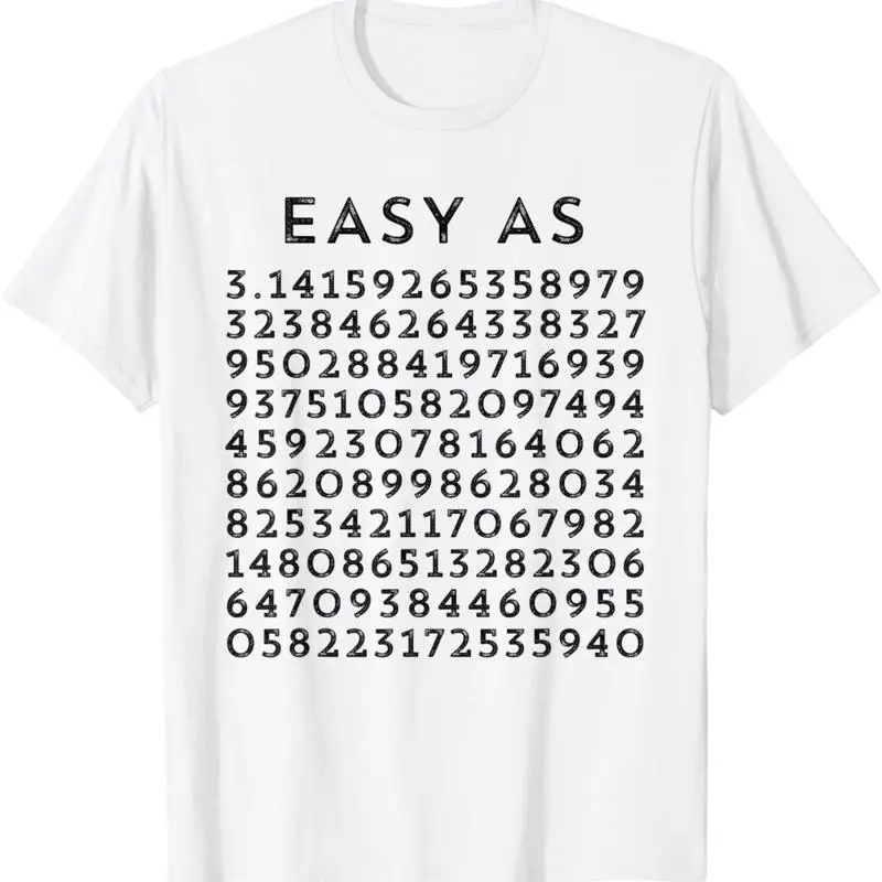 

Футболка Easy As Pi 3 14, забавный пирог, каламбур, математический ботаник, компьютерщик