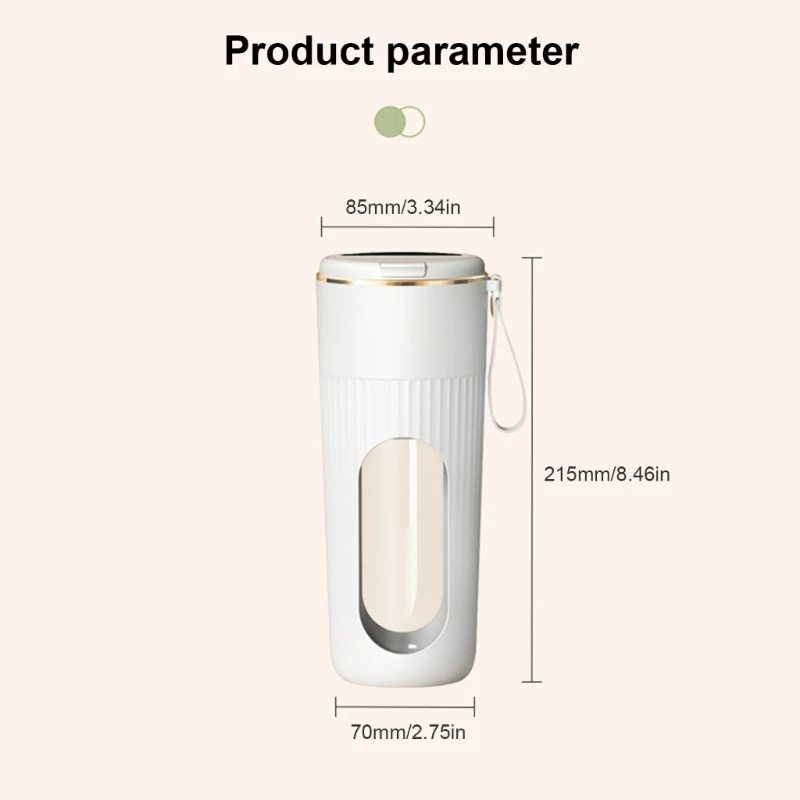 เครื่องคั้นน้ำผลไม้ไฟฟ้าแบบพกพาไฟฟ้าขนาดเล็กเครื่องคั้นน้ำผลไม้เครื่องปั่นน้ำผลไม้แบบพกพา Drop Shipping