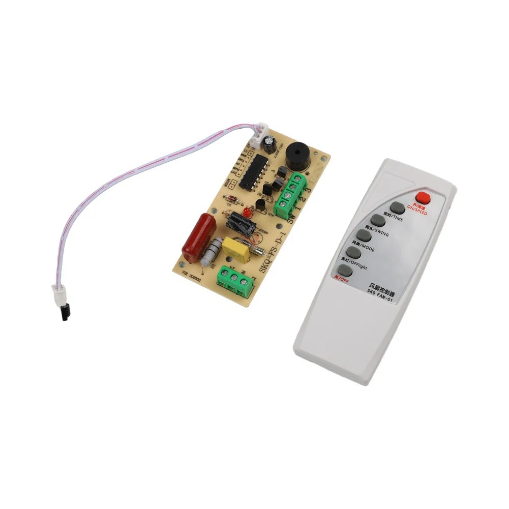 Wireless Fan Control Circuit Board with Remote for Existing Fan Systems - Designed for Reliable Performance Fan Types