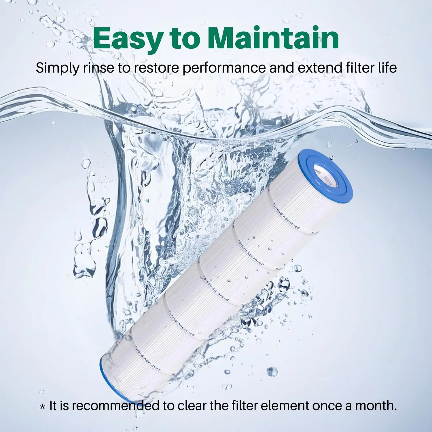 فلتر حوض السباحة PCC130 يحل محل CCP520، R173578، PCC130، Ultral-A7، Unicel C-7472، Filbur FC-1978، FC-6475