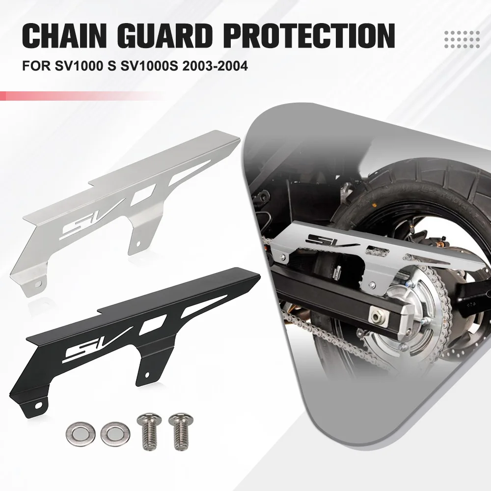

Motorcycle Accessories Rear Wheel Sprocket Guard Extension Chain Cover Protector Plate For Suzuki SV1000 S SV1000S 2003-2004