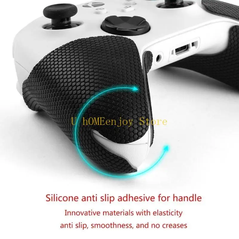 Controller Grip Rubber Stickers Gamepad Handle Sticker Sweat Absorbent Protector Cover Fit for ONE S