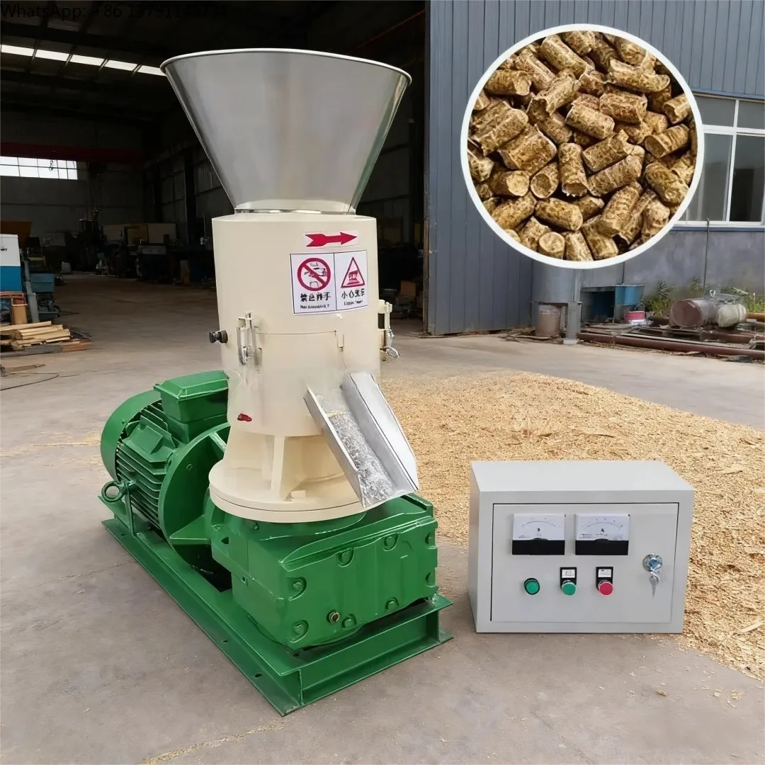 

High Quality Flat Die Wood Sawdust Pellet Making Machine Biomass Wood Pellet Production Line Biomass Wood Pellet Mill