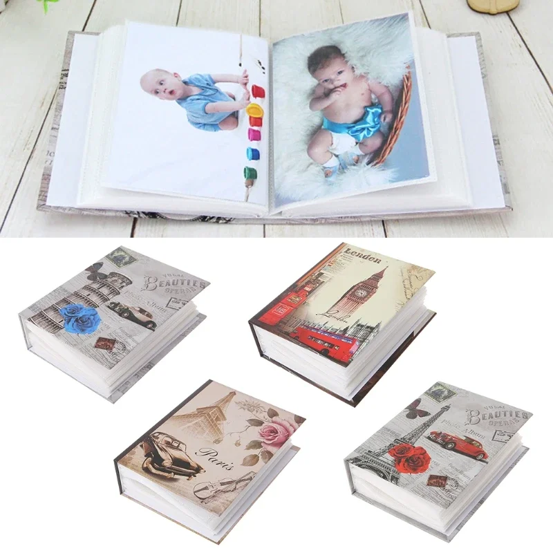 100 Pictures Pockets Photo Album Interstitial Photos Book Case Kid memory Gift