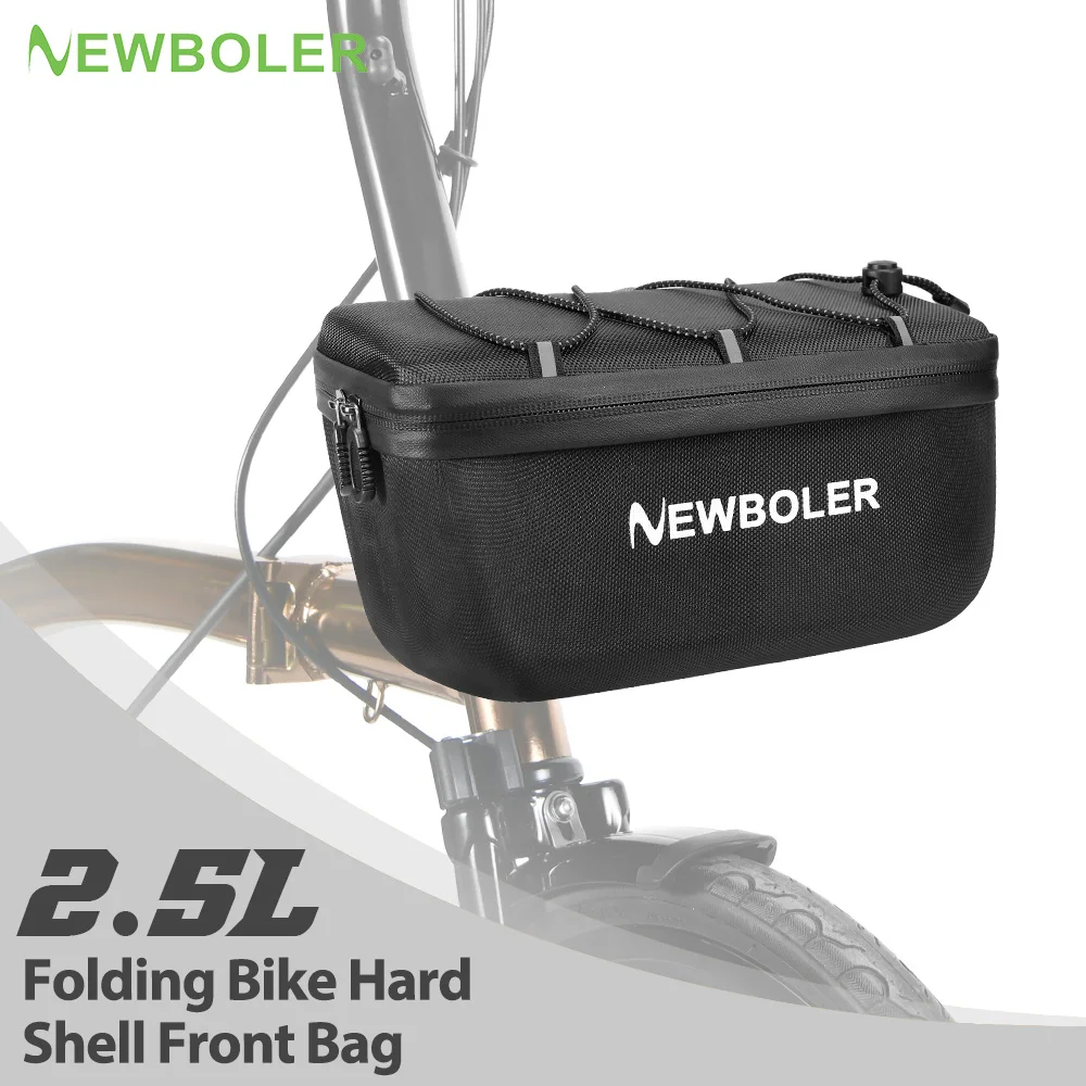 

NEWBOLER 2,5 л складная сумка Brompton быстросъемная передняя сумка для велосипеда твердая сумка для велосипеда водонепроницаемая для складного велосипеда Brompton