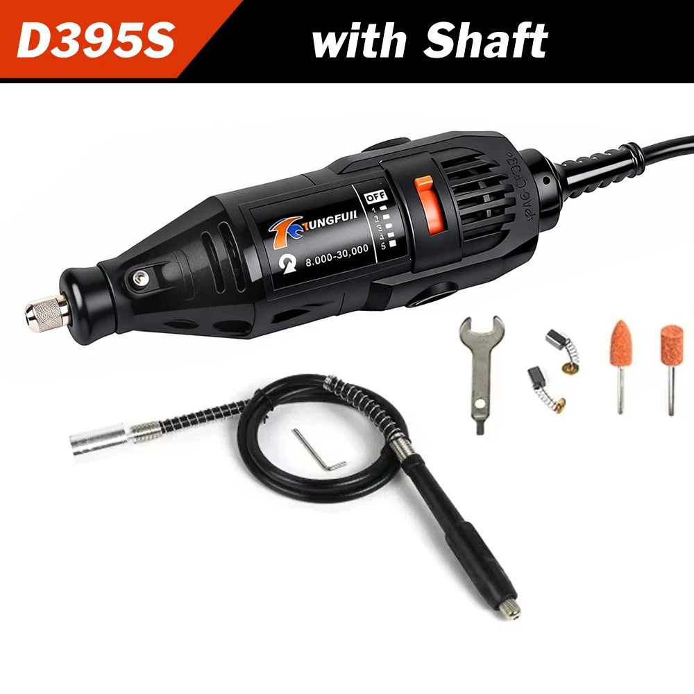 Mini elektrische boorgraveermachine, Dremel roterend gereedschap, graveurslijpmachine compatibel met elektrisch gereedschap, accessoires, 220V