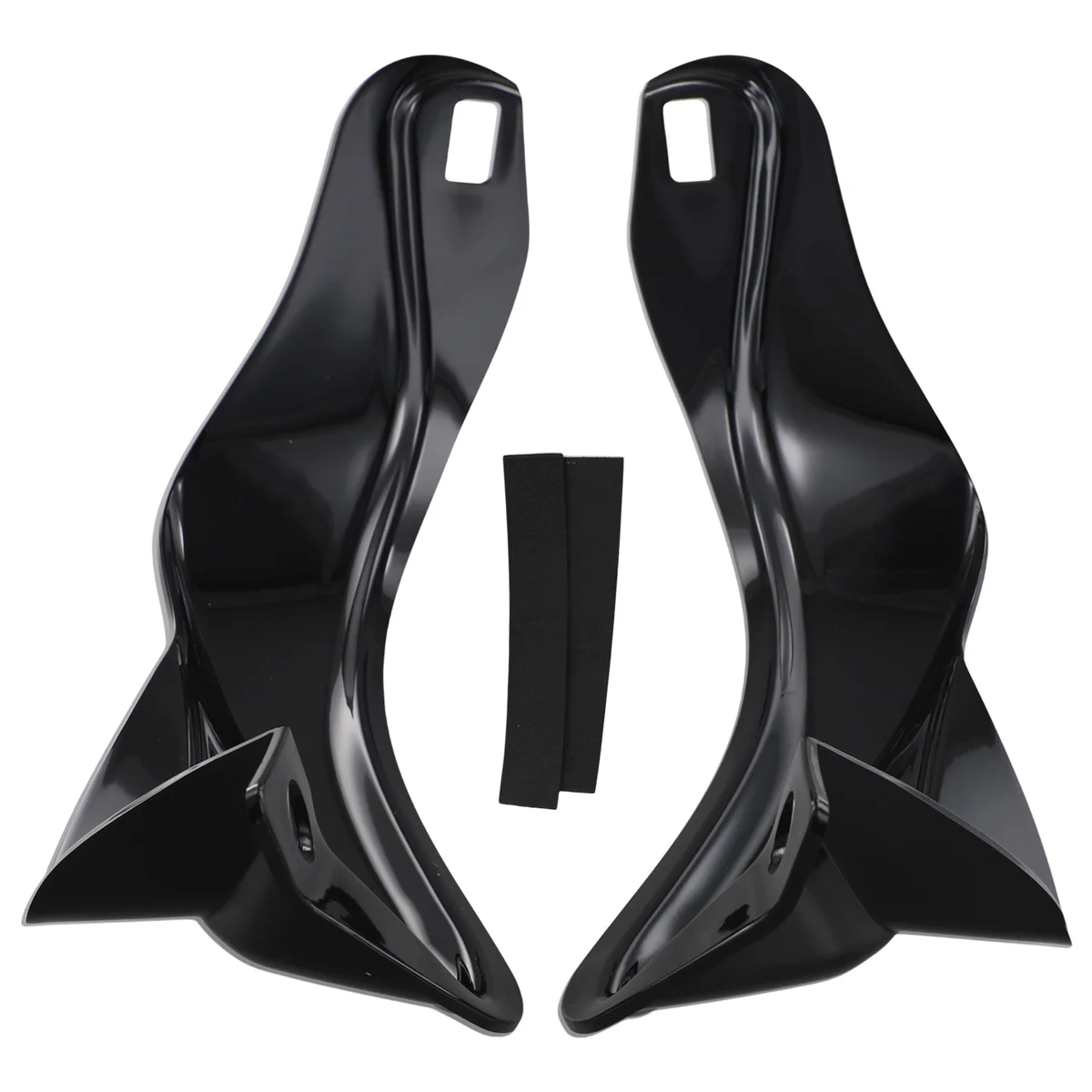 Motorcycle Accessories Handguard Extensions Hand Guard Windshield for Moto Guzzi V85TT V 85 TT 2019-2023 Black