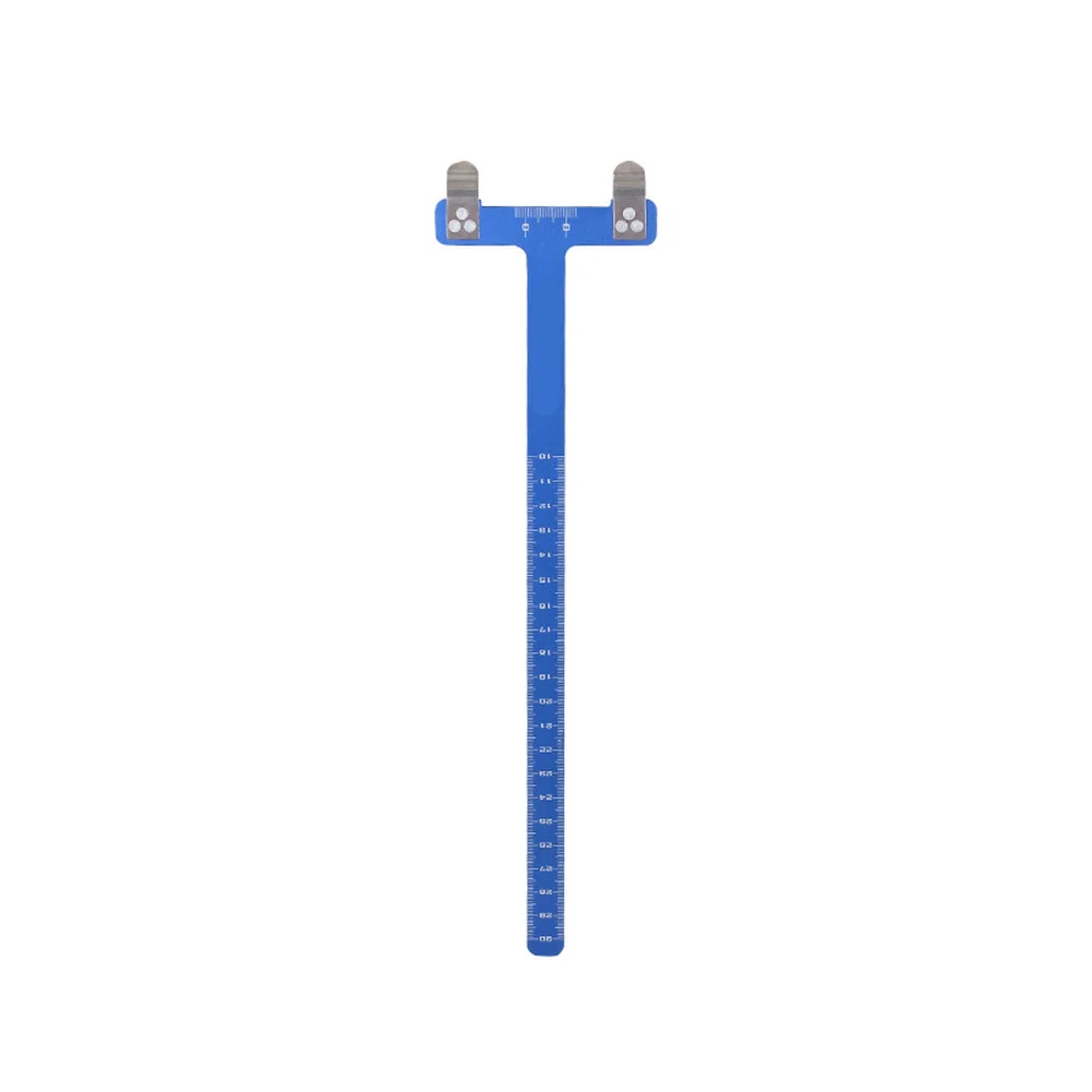 Aluminum Alloy Ruler Bow Measuring Tool For Field Hunting Trips Red Bow Tuning Tool Precision Measurement Design