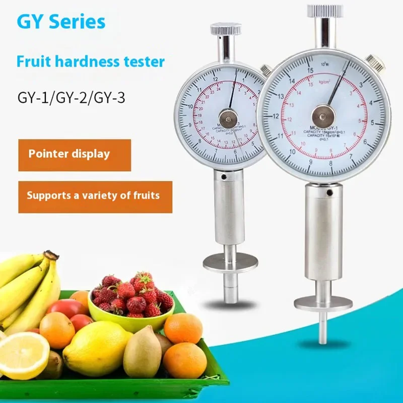 

Analog Fruit Hardness Tester Fruit Sclerometer Durometro For Apple Strawberry Kiwi GY-1 GY-2 GY-3
