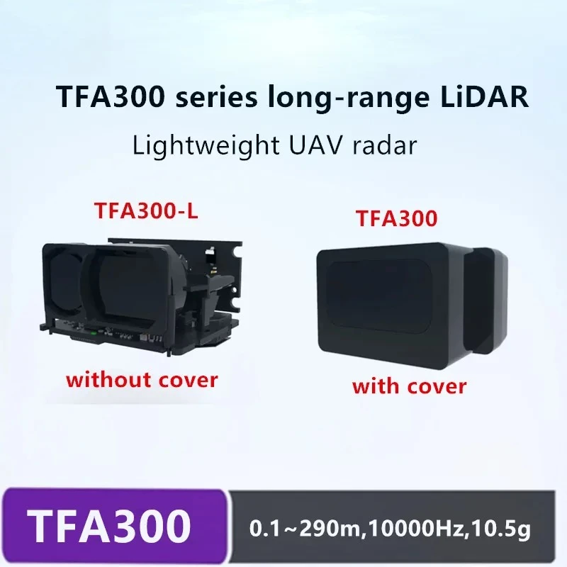 Long-range 290 Meters Lightweight UAV Laser Radar BENEWAKE TFA300 TFA300-L Lidar Sensor