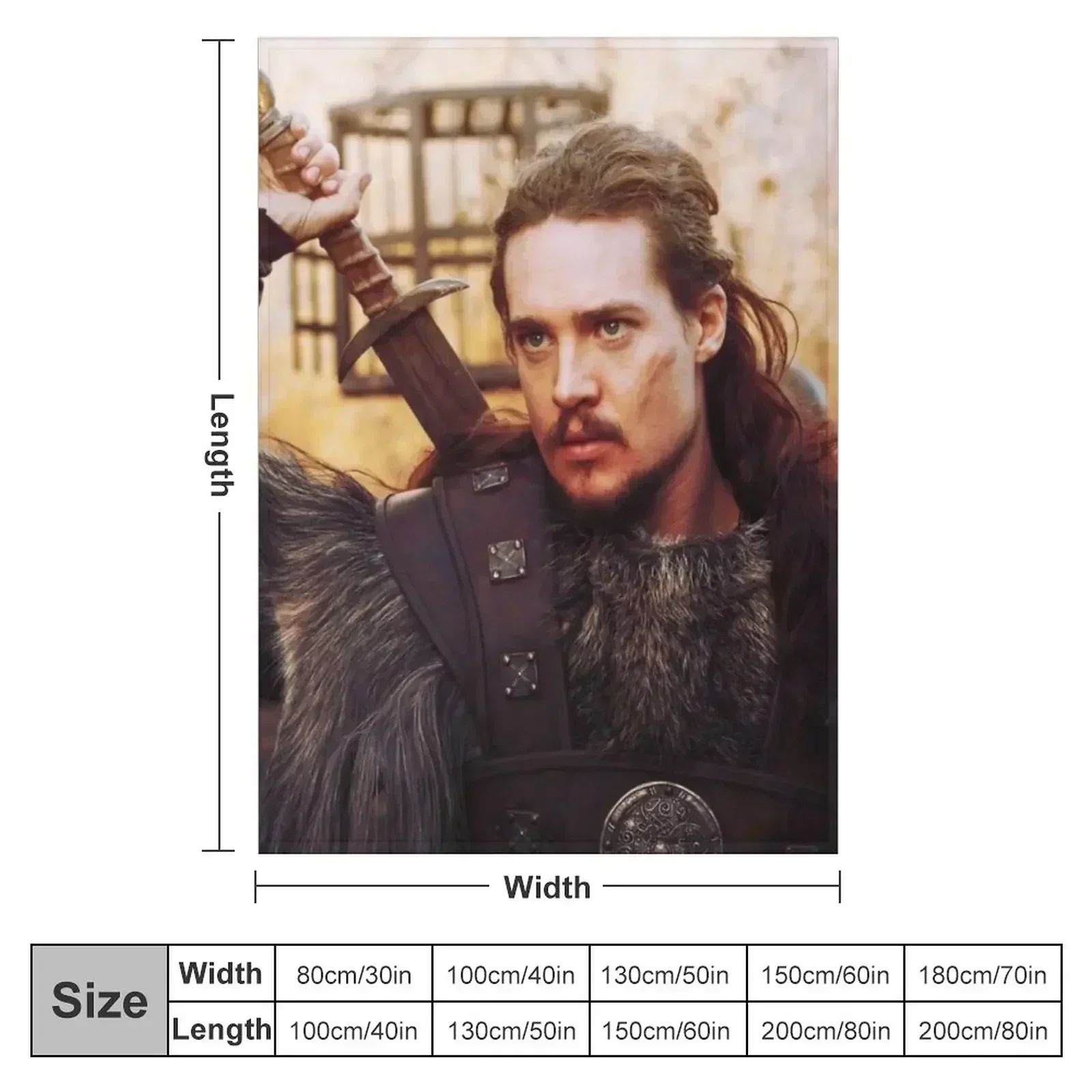 Uhtred of The Last Kingdom Throw Blanket Luxury Brand Kid'S Sofa Quilt Beautifuls Blankets