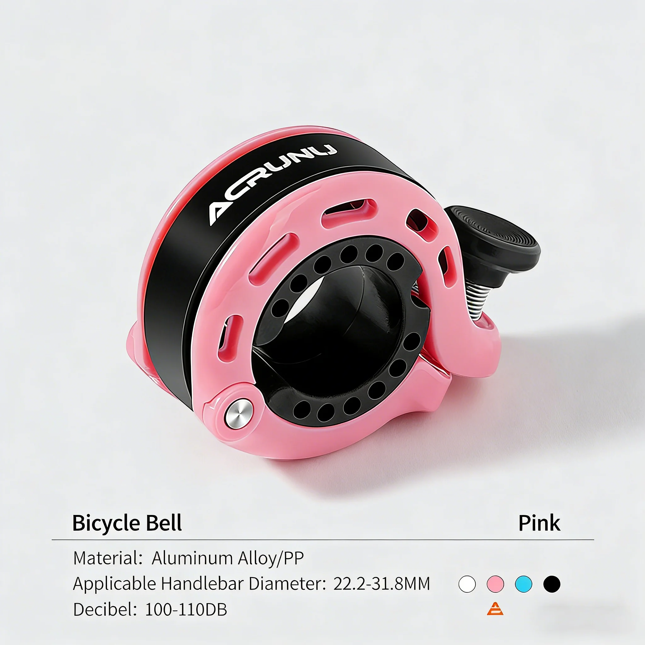 

Classic Bicycle Mini Bell Lightweight and Easy To Install Mountain Road Bike Aluminum Alloy Bell Folding Bike Warning Bell