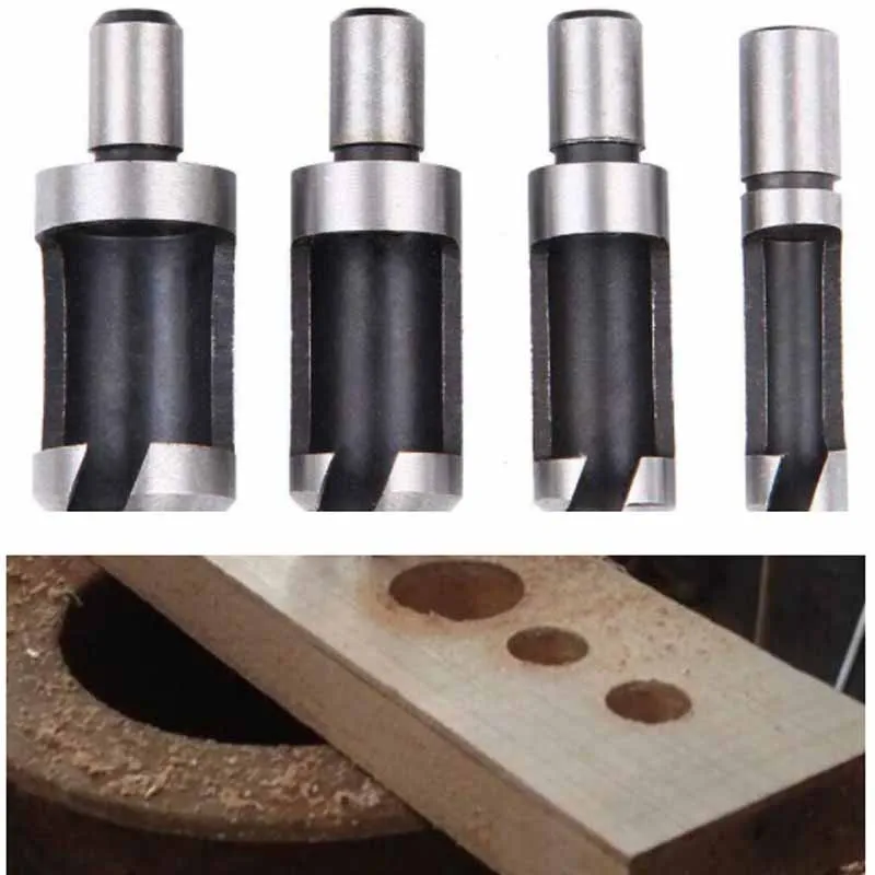 Set di punte da trapano per svasatore HSS da 23 pezzi alesatore per la lavorazione del legno set di combinazioni di punte per trapano a smusso a tre punti