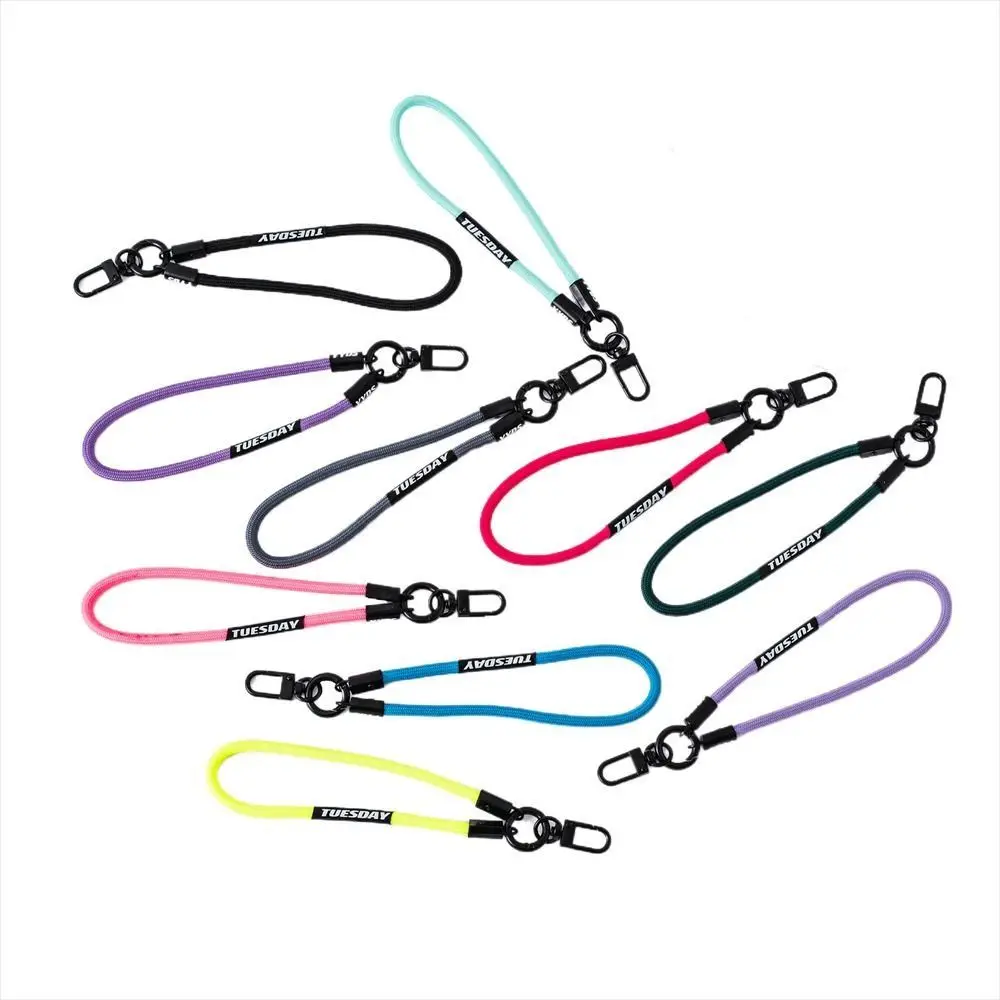 Diy Colour Lanyard Mobile Phone Bracelet Telephone Chain Lobster Clasp Lanyard Car Keys Rope Wrist Strap Bag Charm Lanyard Strap