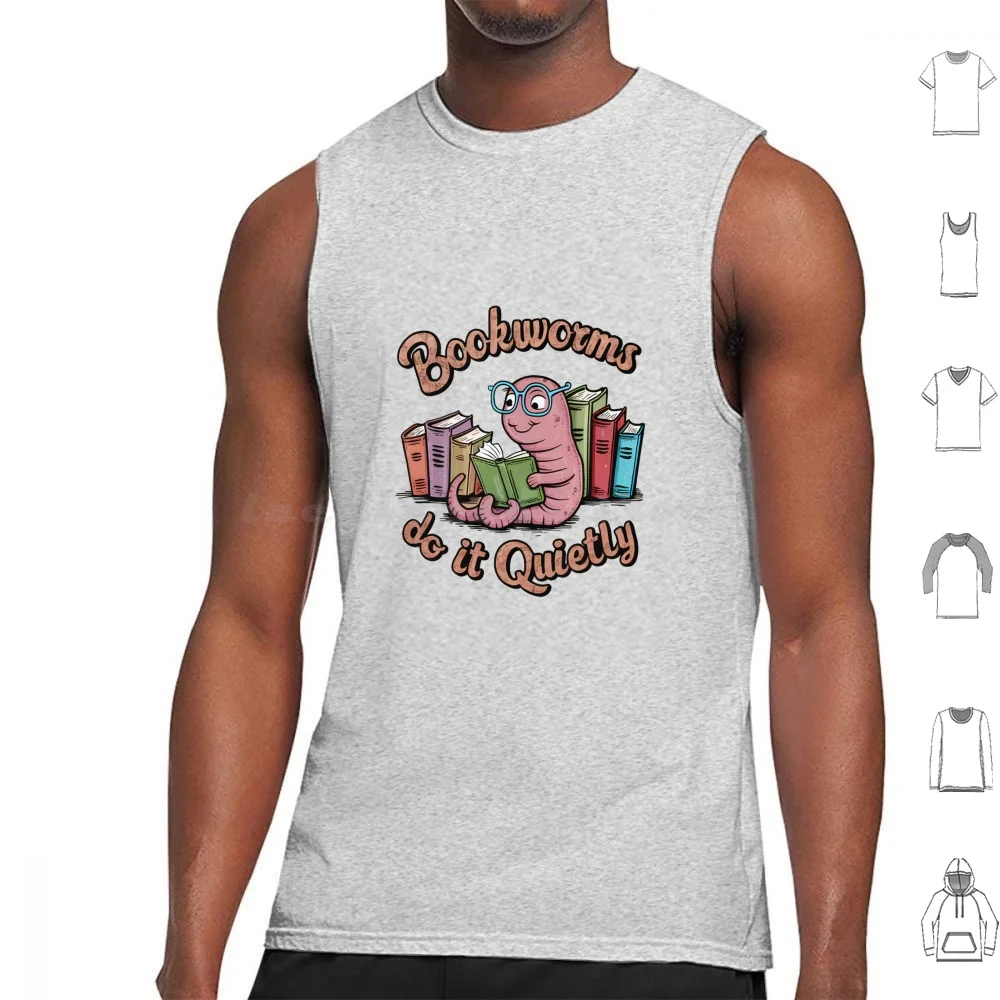 Bookworms Do It Quietly Tank Tops Vest Sleeveless Bookworms Book Book Lover Book Nerd Books Bookworm Bookworm Book Lovers