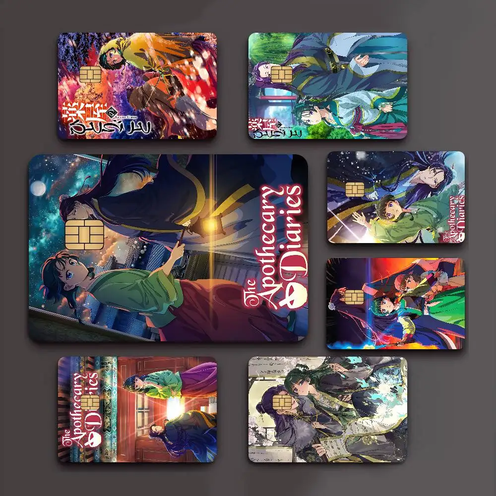 The Apothecary Diaries Anime Anmie Sticker Film Skin Cover for Credit Card Debit Bank Card Front