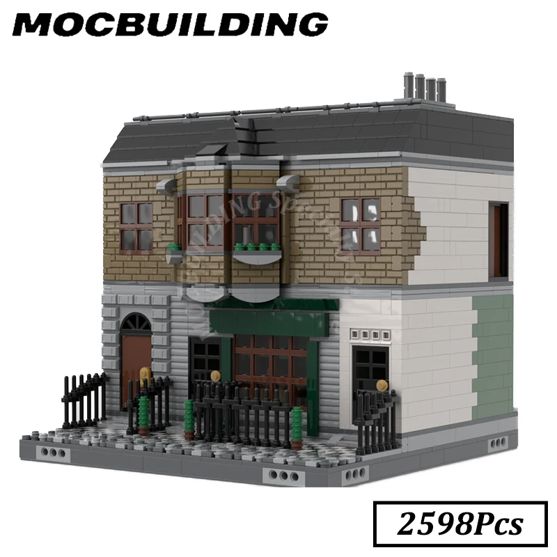 

Modular Buildings City Baker Street Model Display MOC Building Blocks Bricks Construction Toys Gifts Christmas