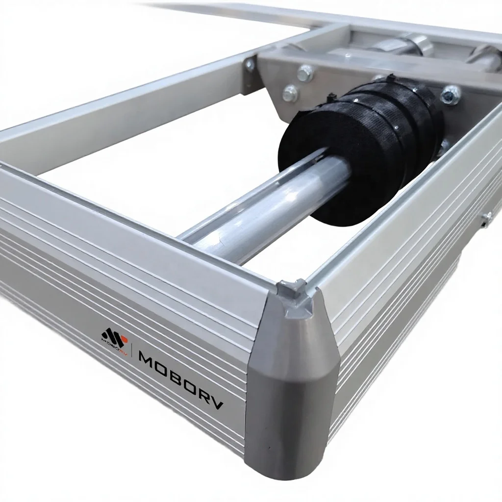 Camper Drop Down Bed, 12V/24V 80W 250kg Capacity, Electric Lift Bed Mechanism, for Van Life, RV and Motorhome, V-Pro Series