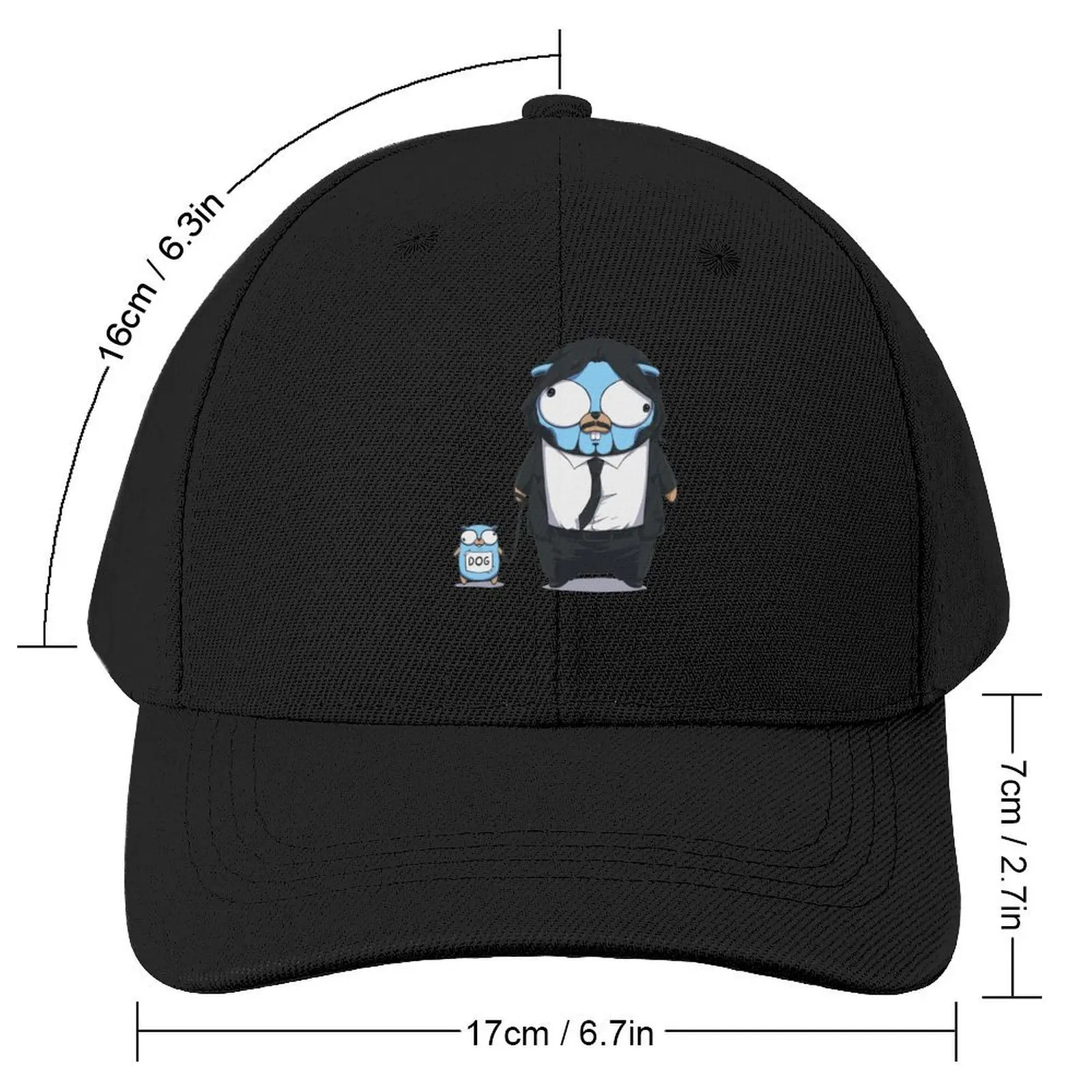 Golang Keanu Reeves with Dog Baseball Cap Trucker Cap Hood For Man Women's