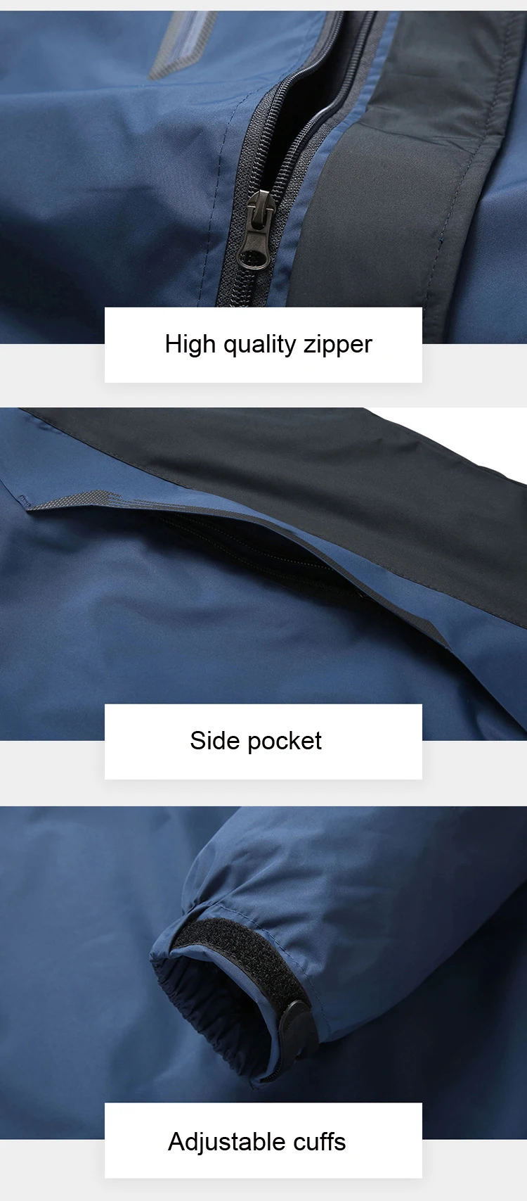 Männer Herbst Jacke Camping Wandern Trekking Windjacke Wasserdicht Mit Kapuze Frühling Outdoor Sport Reisen Klettern Mäntel – Detail 20