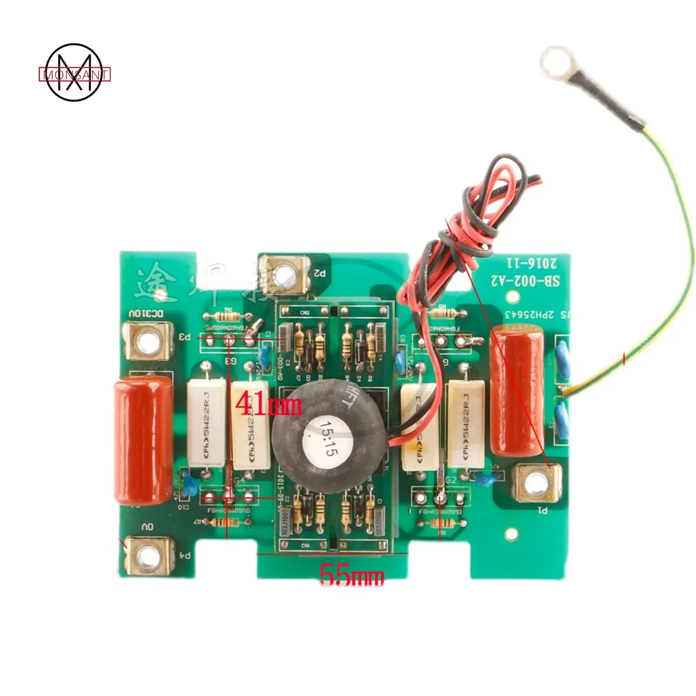 Accessoires de Maintenance pour Machine à souder électrique, carte onduleur 4 tubes simples IGBT, Modification de Circuit imprimé latéral