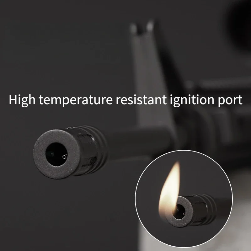 2025 New M416 Rifle Gun Type Inflatable Lighter Extended Cigar Igniter Men's Smoke Gift Cigarette Lighters & Smoking Accessories - Image 5