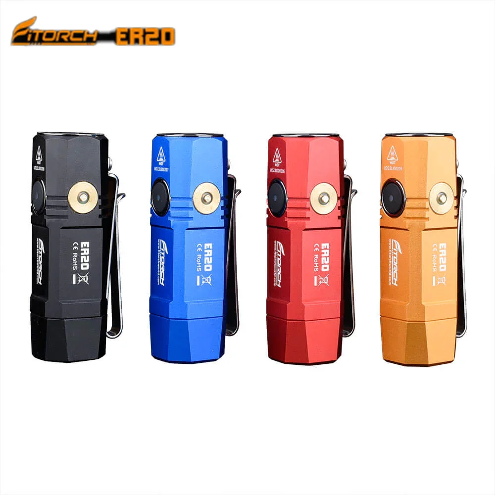 torcia-led-tascabile-fitorch-er20-ricaricabile-con-ricarica-magnetica-mini-torcia-tattica-a-led-con-portachiavi-e-funzione-flip