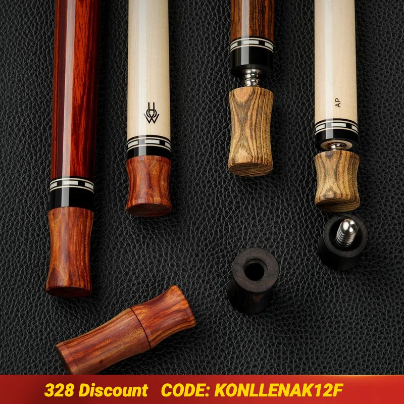 Solid Wood Joint Protector Radial Pin 5/16-14 3/8-11 3/8-10 Wavy Pin Uni-Loc Joint Caps Ebony Bocote Rosewood Billiard Accessory