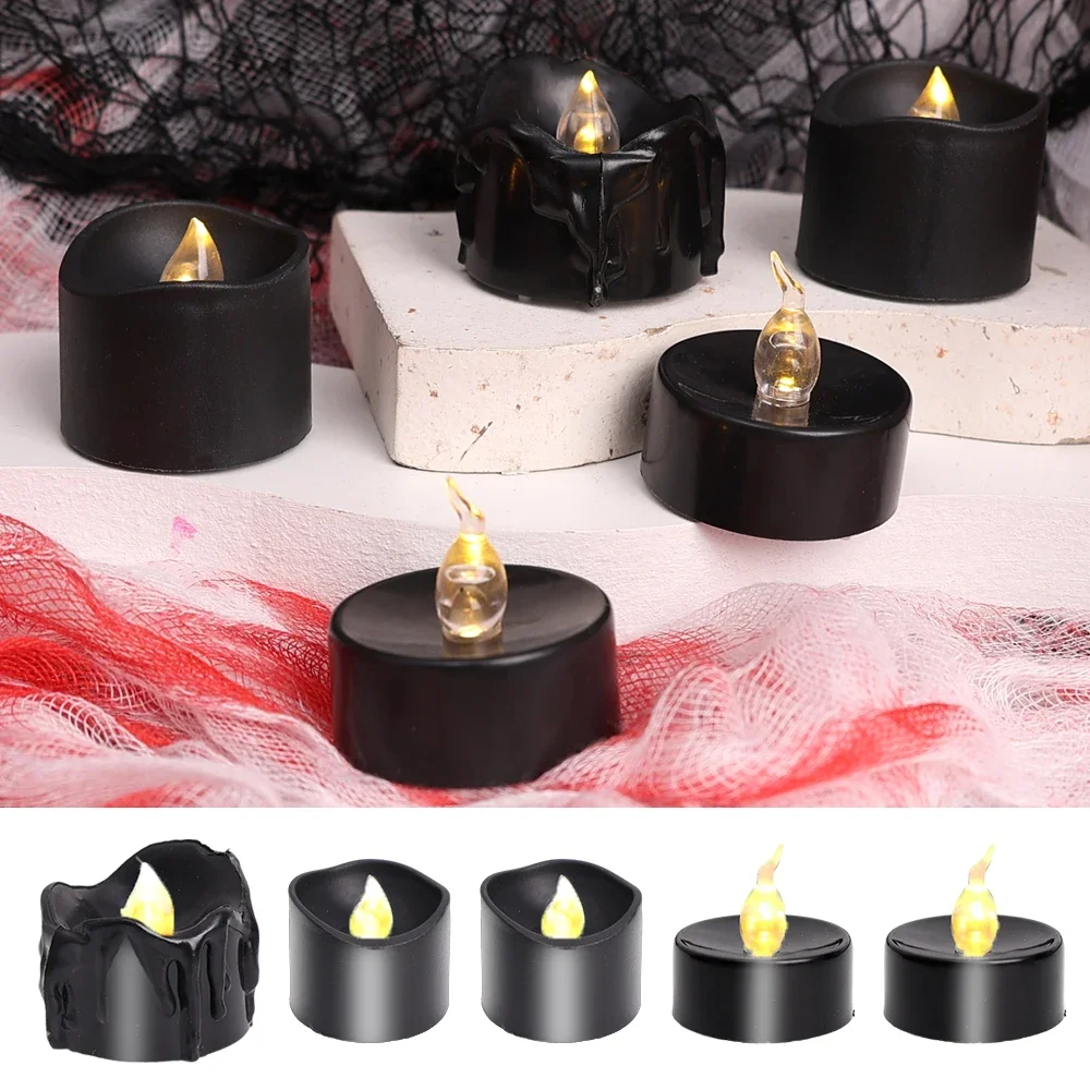 

Flameless LED Candles Flickering Battery Light Flashing Electric Candles Birthday Wedding Party Romantic Decoration Light