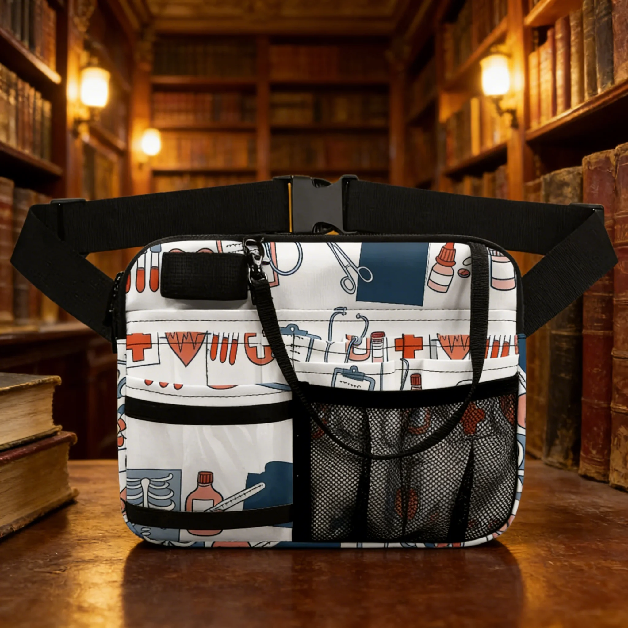 

Street Style Hip Hop Fanny Pack Trendy Chest Bag Fashion Waist Bag for Youth Party Outdoor Sports Cool Design with Multiple Pock