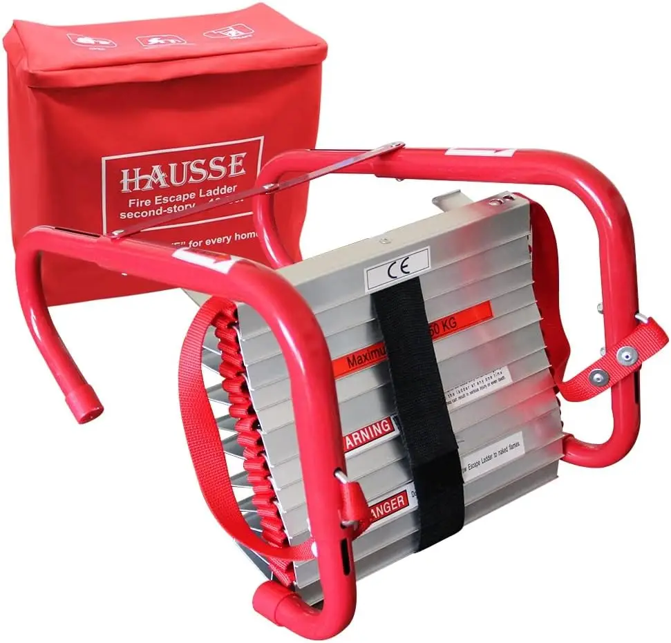 

Retractable 2-Story Fire Escape Ladder, 13ft, 1000lb Capacity