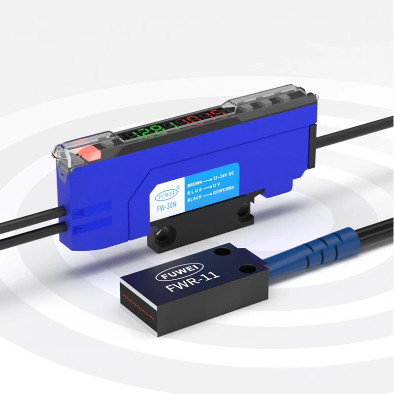 FUWEI FWR-11 Fiber Optic Sensor Adapts to Any Brand Amplifier Bump Tube Fiber Optic Coaxial Fiber Optic Sensor