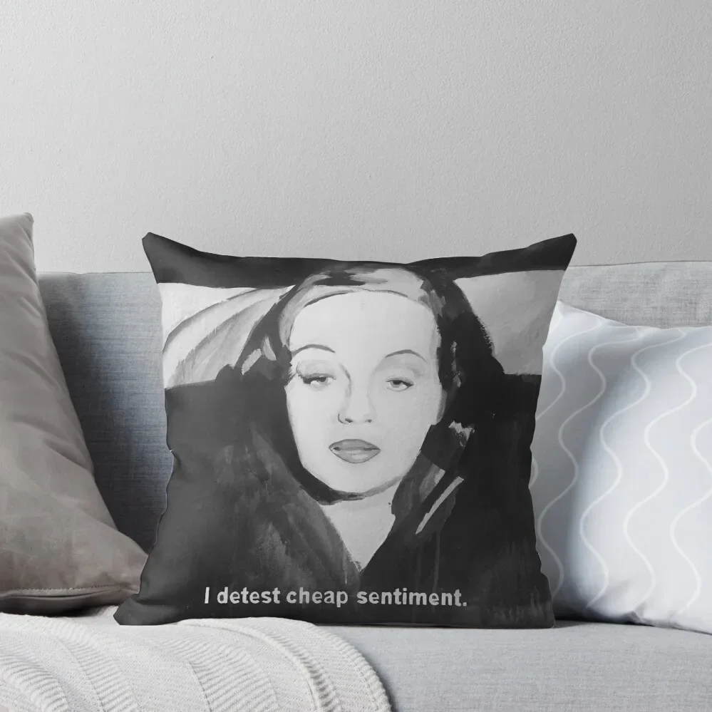 All about Bette Davis Throw Pillow anime girl Marble Cushion Cover pillowcases for sofa cushions Pillow