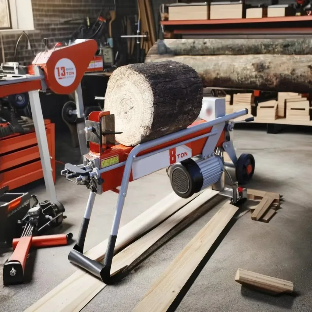 

Easy To Operate And Suitable For Home Use Mobile 8-ton Electric Wood Splitter