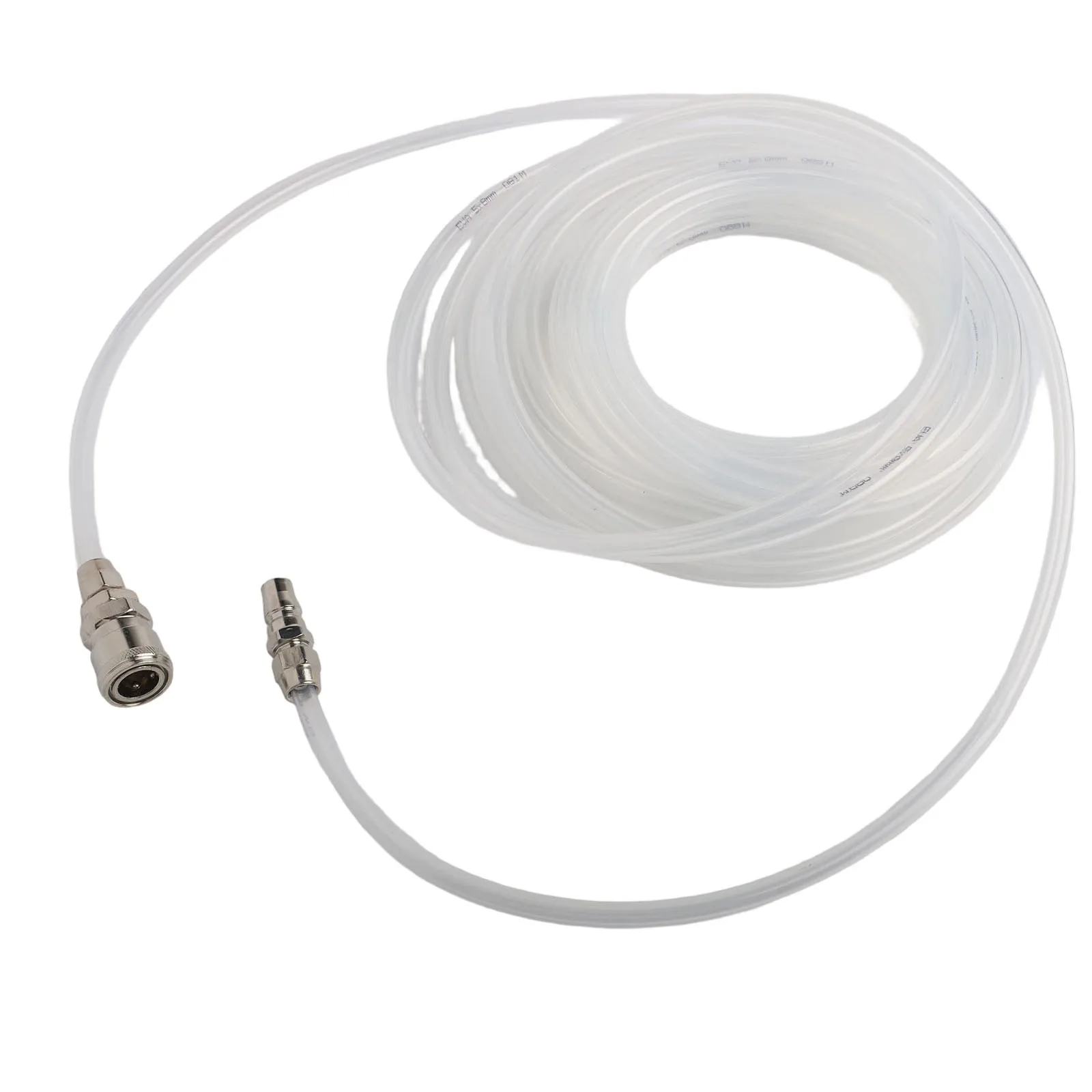 Transparent 5x8mm Air Compressor Pump Hose 10-20 Meter EVA Tube With C-Type Quick Coupling For Pneumatic Ventilation System