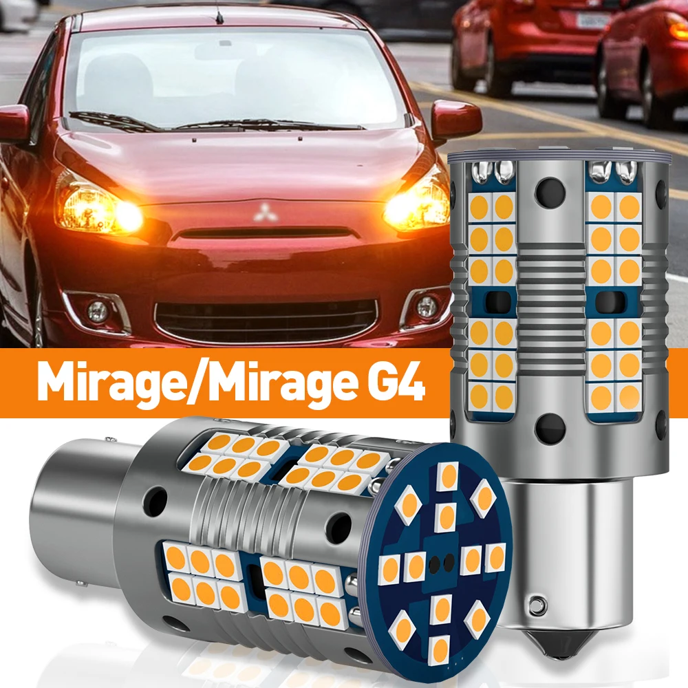 

2 шт., Светодиодные поворотники для Mitsubishi Mirage G4 2012 2013 2014 2017