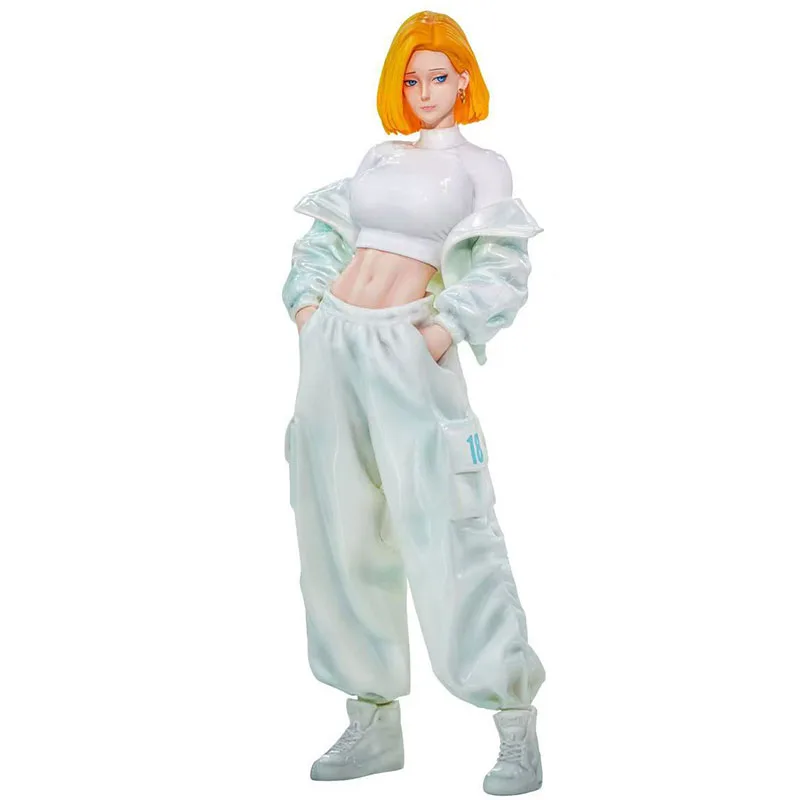 

27cm Android 18 Action Figures Dragon Ball Z Figura Manga DBZ Figurine Anime GK Statue Model Doll Peripheral Toys Gift for Kids