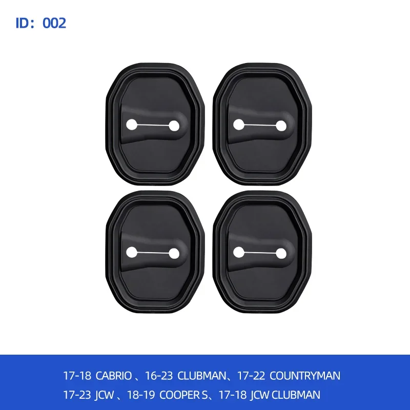 

4pcs Silicone Car Door Lock Cover Buckle Anti-collision Protective Cover for BMW MINI CABRIO CLUBMAN COUNTRYMAN JCW COOPER S