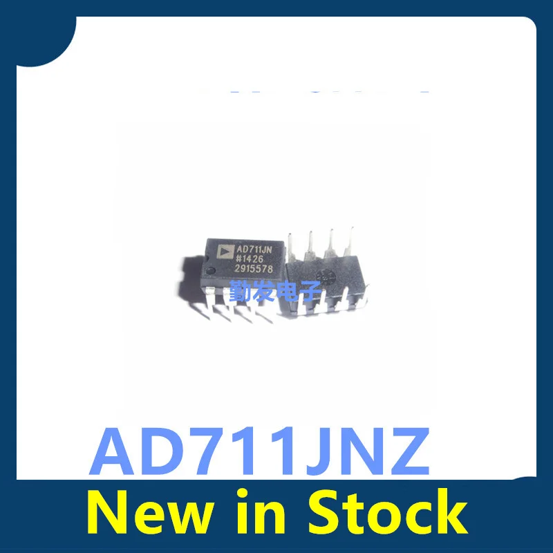 2 PCS AD711JNZ AD711JN DIP-8 Package High-Precision, High-Speed Single Operational Amplifier IC, Brand New and Genuine