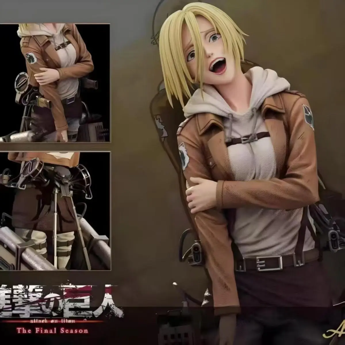 

New Attack On Titan 28cm Anime Figures Annie Leonhart Figures Pvc Statue Collection Model Room Decoration Birthday Gift Toys