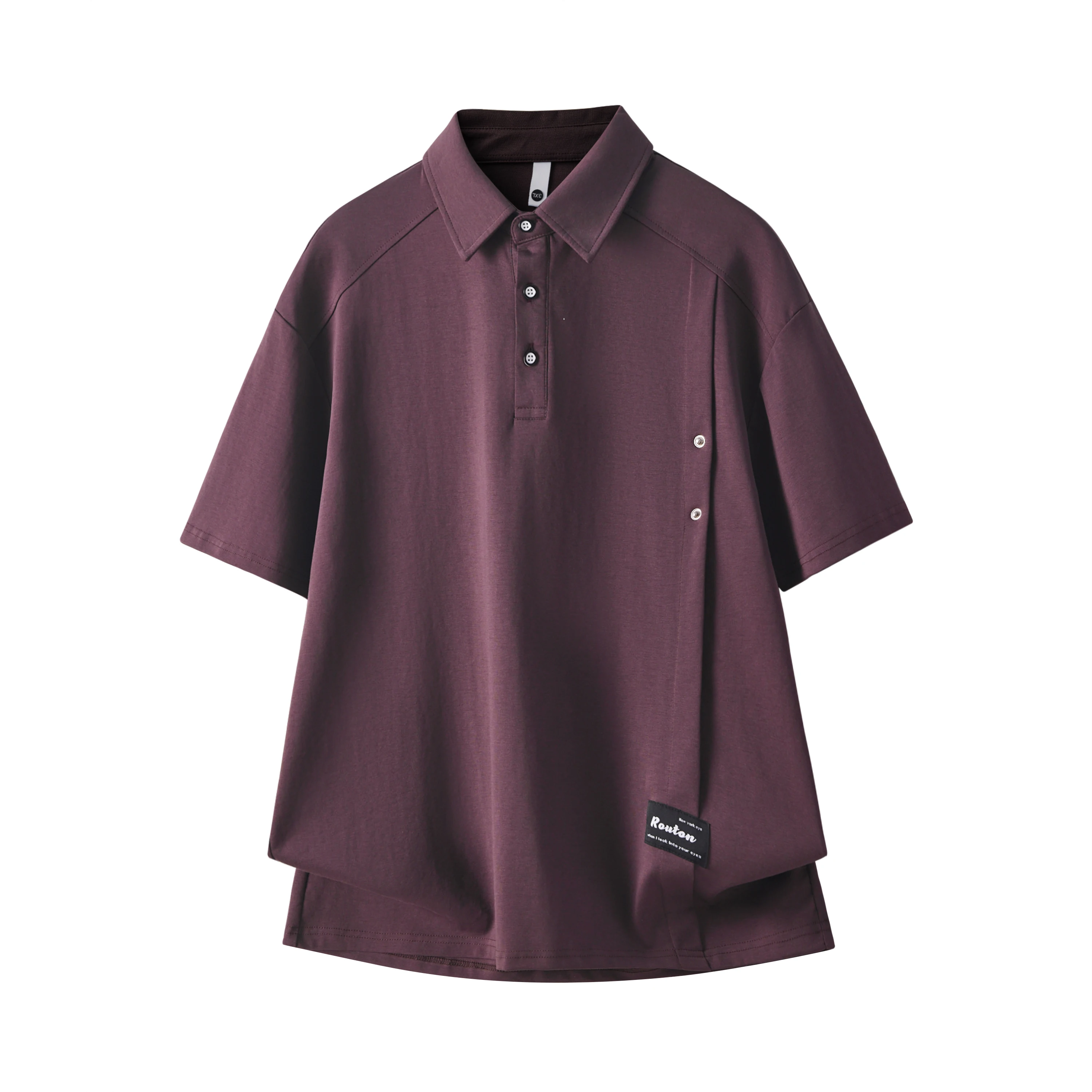 2026 Summer Men's Short-Sleeved T-Shirt American Streetwear Shirt Polo Shirt