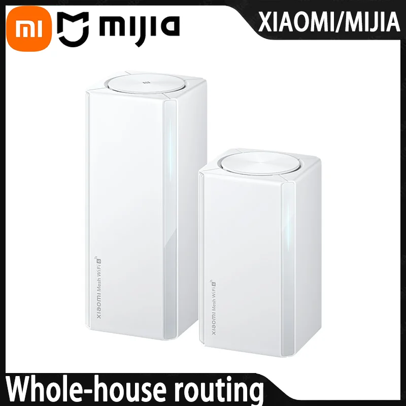 

Xiaomi Whole Home Router Set Park-Slave Router Kit WiFi 6 Gigabit High-Speed ​​Wireless 5G Port Suitable for Large Homes