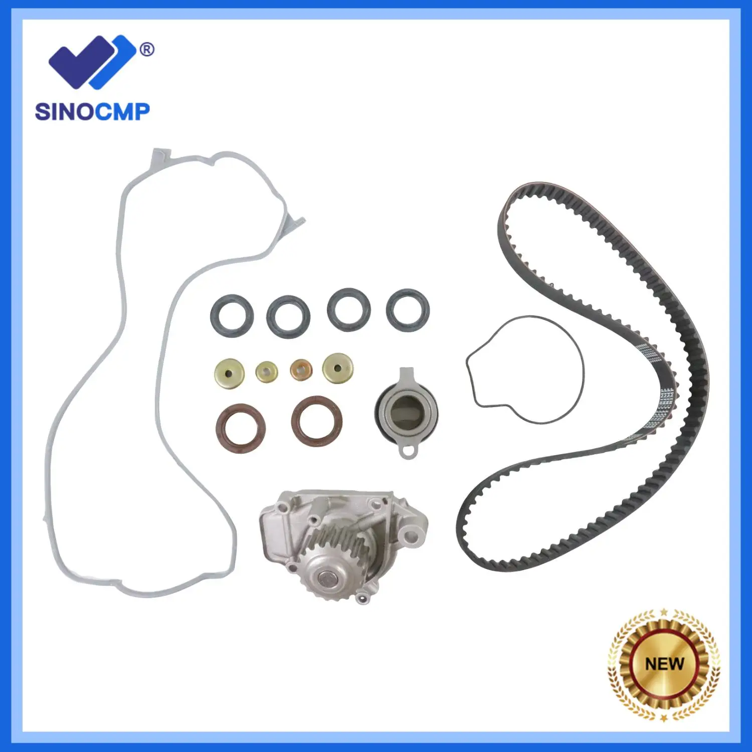 

1set Timing Belt Kit Water Pump D15B2 1.5L SOHC 14400-PM3-004 14510-PM7-004 19200-P01-004 for Honda Civic Del Sol CRX 1988-1995