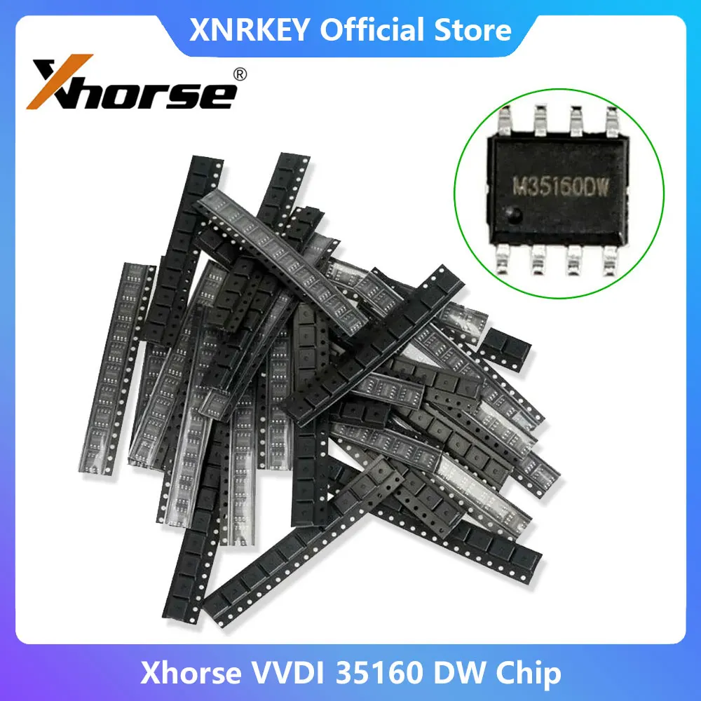 

Xhorse VVDI 35160 DW Chip Reject Red Dot No Need Simulator Work with VVDI Prog M35080 M35080-3 M35050V6 M35080-6 D80D0WQ