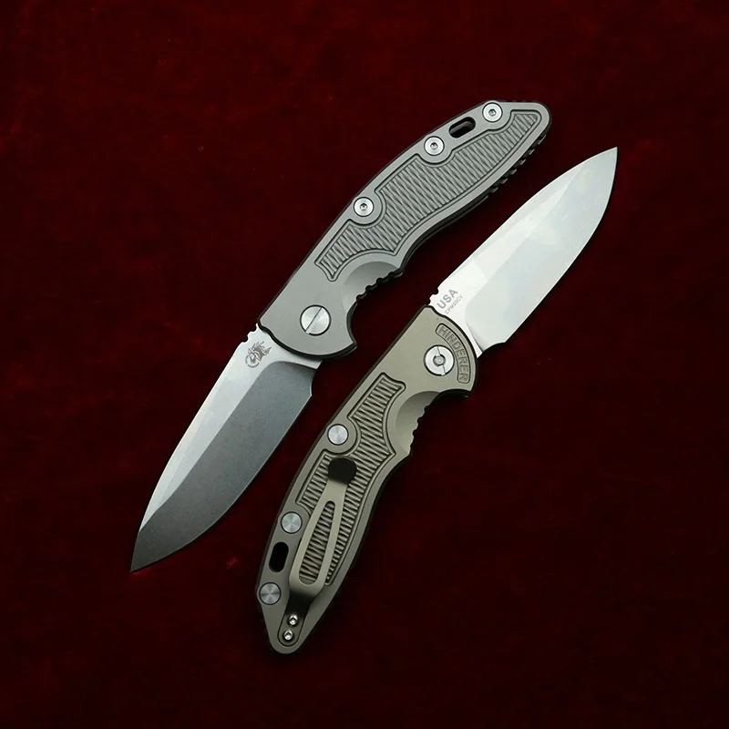 LEMIFSHE Hinderer XM18 -A Color Box Titanium Handle Mark 20CV Logo Washer Tactical Pocket Camping Hunting EDC Tool FoldingKnife