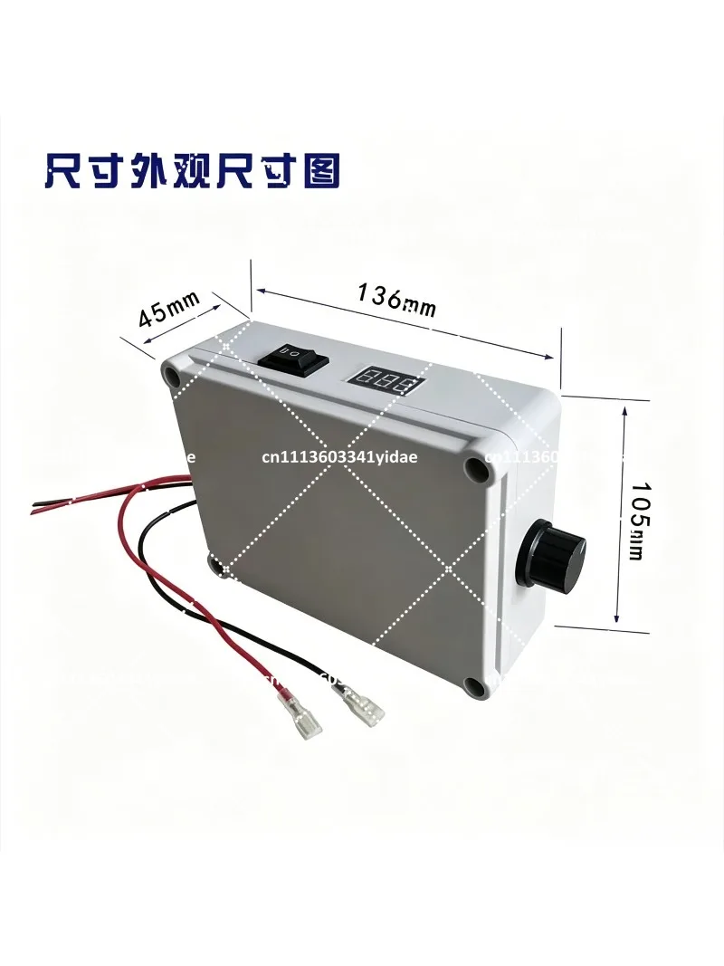 PWM DC Motor Speed Controller 40A Reversible Switch for Brushed Motor Forward Reverse Speed Regulator
