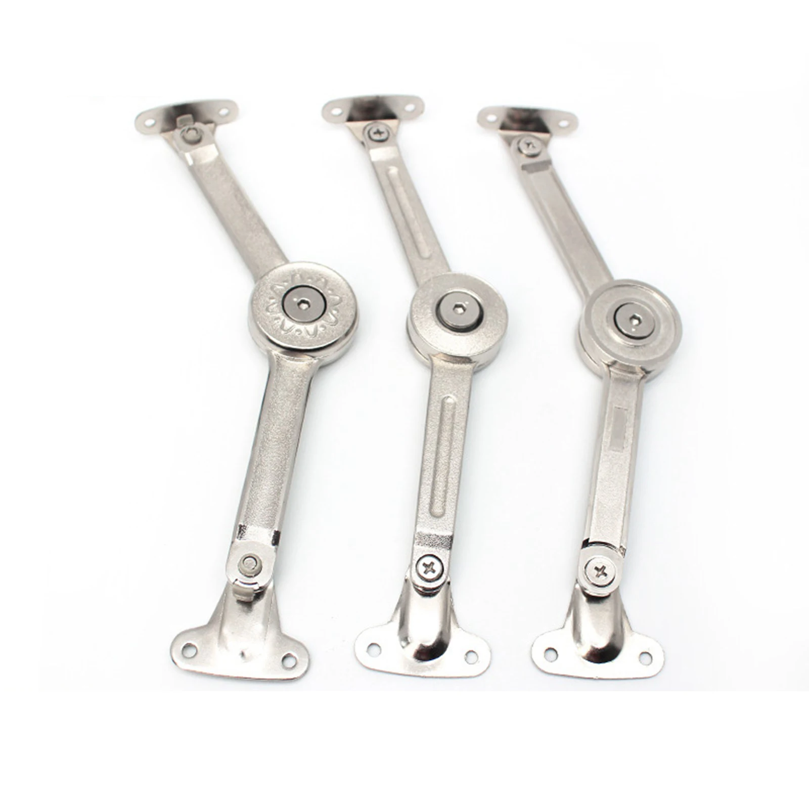 2pcs Soft Close Lid Support, Gas Struts Heavy Duty Hinges Automatic Slow Lowering Safety Pneumatic Lid Lifters Gas Springs