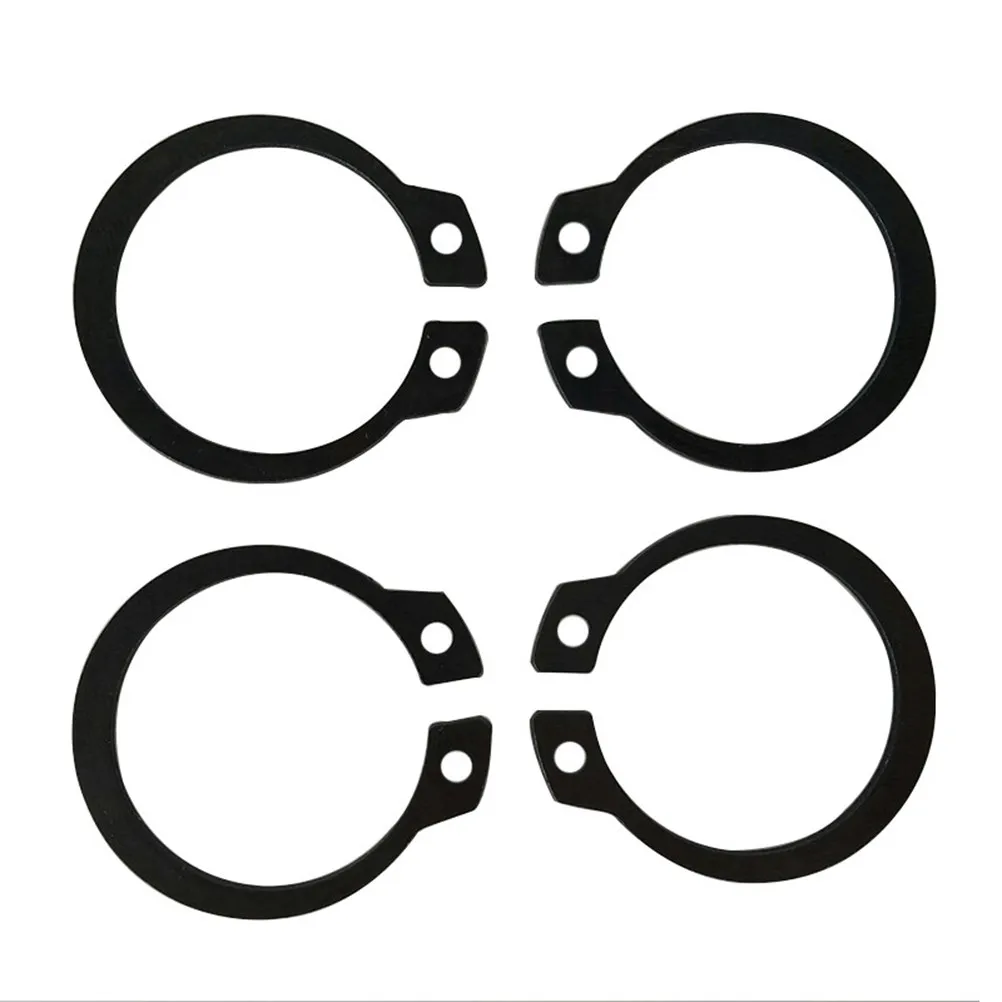 300Pcs Carbon Steel Circlip Assortment Kit 18 Sizes External Snap Ring Retaining Ring Set in Resealable Storage Box Black