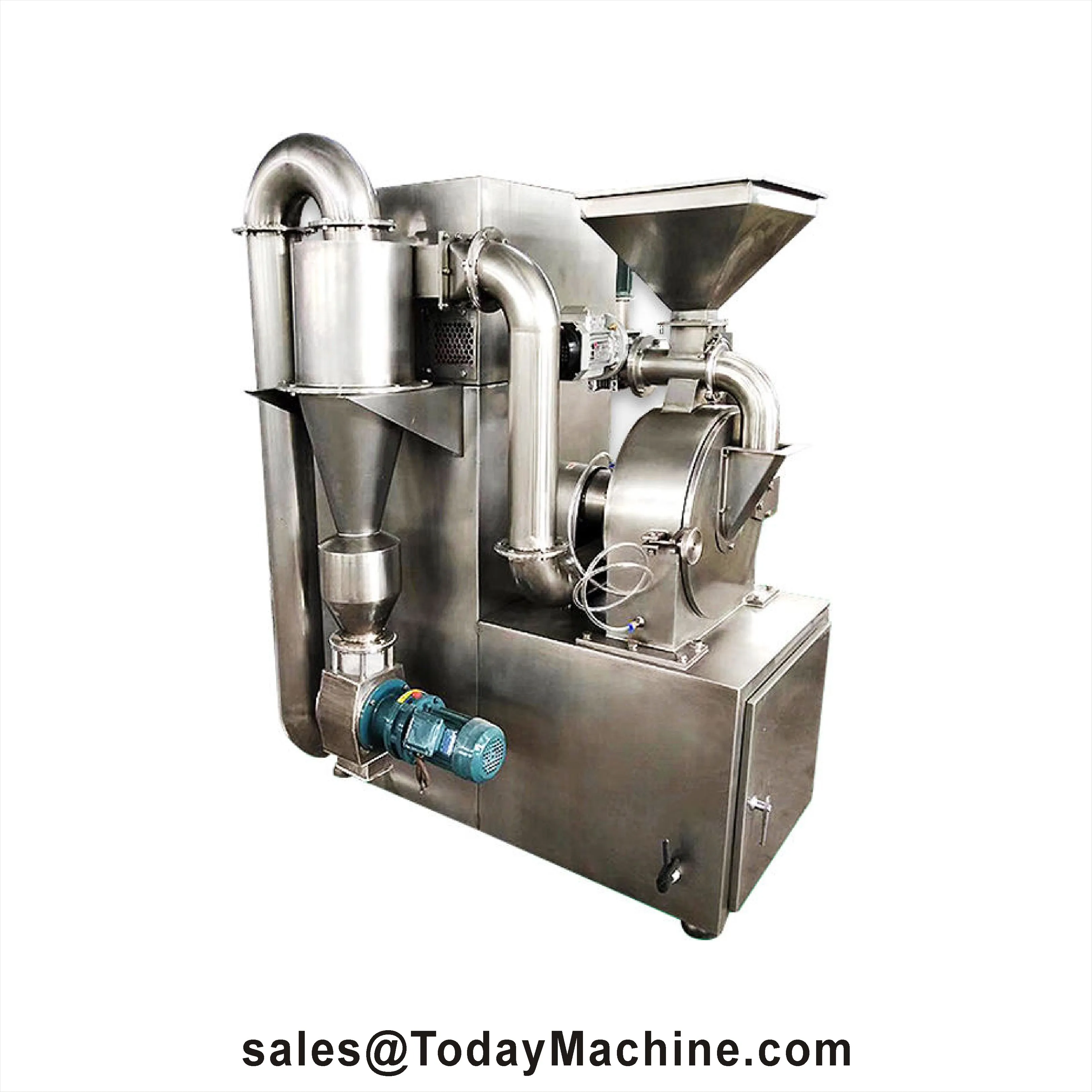 Automatic Multipurpose Universal Crusher Spice Cinnamon Grinding Machine Food Chili Kava Cocoa Powder Tea Leaves Pulverizer