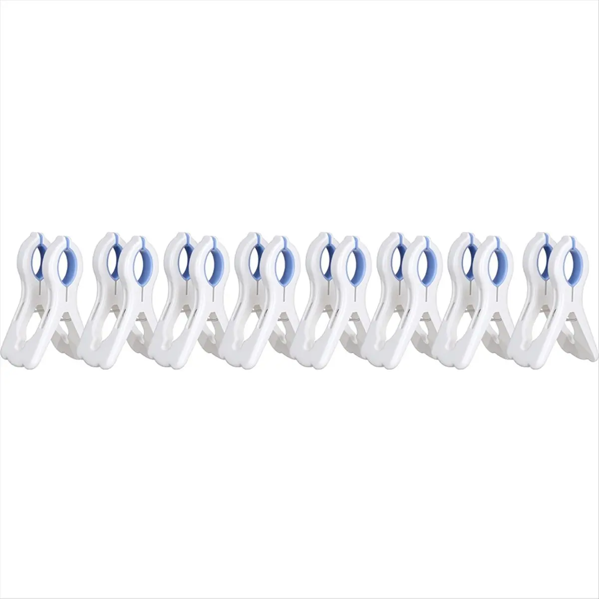 (WSFS) 8 Pack Marine Boat Rail Towel Clips Storm Proof Large Clips Pontoon Boat Towel Organizer Multi-Purpose Outdoor Laundry